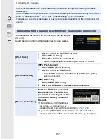Preview for 297 page of Panasonic Lumix DMC-GM5 Owner'S Manual For Advanced Features