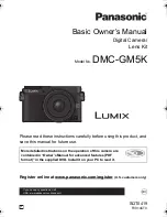 Panasonic LUMIX DMC-GM5K Basic Owner'S Manual preview