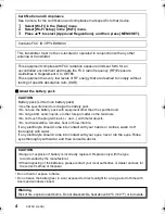 Preview for 4 page of Panasonic LUMIX DMC-GM5K Basic Owner'S Manual