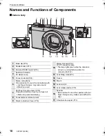 Preview for 10 page of Panasonic LUMIX DMC-GM5K Basic Owner'S Manual