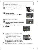 Предварительный просмотр 33 страницы Panasonic Lumix DMC-GX1K Basic Owner'S Manual