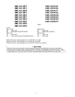 Preview for 2 page of Panasonic LUMIX DMC-GX1KPP Service Manual