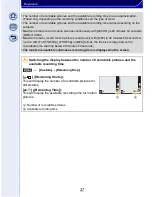 Preview for 37 page of Panasonic Lumix DMC-GX7 Operating Instructions For Advanced Features