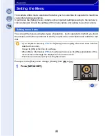 Preview for 40 page of Panasonic Lumix DMC-GX7 Operating Instructions For Advanced Features