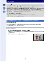 Preview for 87 page of Panasonic Lumix DMC-GX7 Operating Instructions For Advanced Features