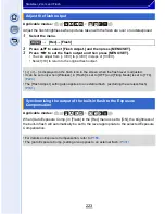 Preview for 223 page of Panasonic Lumix DMC-GX7 Operating Instructions For Advanced Features