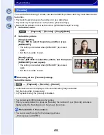 Preview for 260 page of Panasonic Lumix DMC-GX7 Operating Instructions For Advanced Features