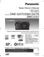 Preview for 1 page of Panasonic Lumix DMC-GX7C Basic Owner'S Manual