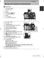 Preview for 13 page of Panasonic Lumix DMC-GX7C Basic Owner'S Manual