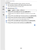 Preview for 234 page of Panasonic LUMIX DMC-GX8 Owner'S Manual For Advanced Features