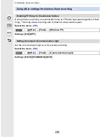 Preview for 236 page of Panasonic LUMIX DMC-GX8 Owner'S Manual For Advanced Features