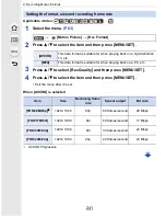 Preview for 241 page of Panasonic LUMIX DMC-GX8 Owner'S Manual For Advanced Features