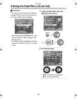 Предварительный просмотр 22 страницы Panasonic LUMIX DMC-LC1EB Operating Instructions Manual