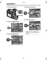 Предварительный просмотр 24 страницы Panasonic LUMIX DMC-LC1EB Operating Instructions Manual