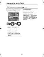 Предварительный просмотр 67 страницы Panasonic LUMIX DMC-LC1EB Operating Instructions Manual