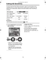 Предварительный просмотр 70 страницы Panasonic LUMIX DMC-LC1EB Operating Instructions Manual