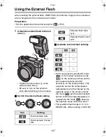 Предварительный просмотр 107 страницы Panasonic LUMIX DMC-LC1EB Operating Instructions Manual