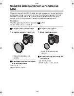 Предварительный просмотр 110 страницы Panasonic LUMIX DMC-LC1EB Operating Instructions Manual