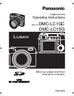 Panasonic LUMIX DMC-LC1GC Operating Instructions Manual предпросмотр