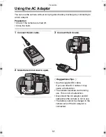 Preview for 13 page of Panasonic LUMIX DMC-LC1GC Operating Instructions Manual