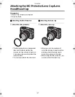 Preview for 17 page of Panasonic LUMIX DMC-LC1GC Operating Instructions Manual