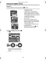 Preview for 70 page of Panasonic LUMIX DMC-LC1GC Operating Instructions Manual