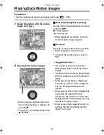 Preview for 77 page of Panasonic LUMIX DMC-LC1GC Operating Instructions Manual