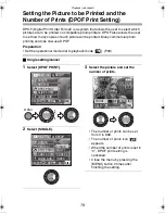 Preview for 79 page of Panasonic LUMIX DMC-LC1GC Operating Instructions Manual