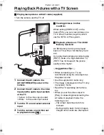 Preview for 94 page of Panasonic LUMIX DMC-LC1GC Operating Instructions Manual