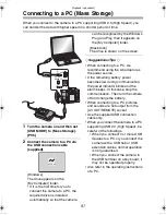 Preview for 97 page of Panasonic LUMIX DMC-LC1GC Operating Instructions Manual