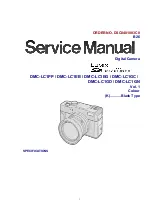 Предварительный просмотр 1 страницы Panasonic Lumix DMC-LC1PP Service Manual