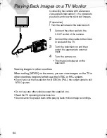 Preview for 64 page of Panasonic Lumix DMC-LC20 Operating Instructions Manual