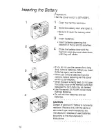 Предварительный просмотр 10 страницы Panasonic Lumix DMC-LC20EN Operating Instructions Manual