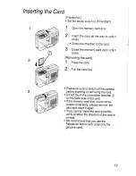 Предварительный просмотр 13 страницы Panasonic Lumix DMC-LC20EN Operating Instructions Manual