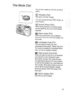 Предварительный просмотр 21 страницы Panasonic Lumix DMC-LC20EN Operating Instructions Manual