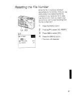 Предварительный просмотр 61 страницы Panasonic Lumix DMC-LC20EN Operating Instructions Manual