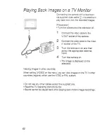 Предварительный просмотр 62 страницы Panasonic Lumix DMC-LC20EN Operating Instructions Manual