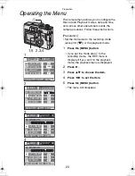 Preview for 23 page of Panasonic Lumix DMC-LC33 Operating Instructions Manual