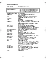 Preview for 93 page of Panasonic Lumix DMC-LC33 Operating Instructions Manual