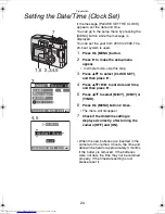 Preview for 24 page of Panasonic Lumix DMC-LC33PP Operating Instructions Manual