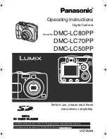 Panasonic Lumix DMC-LC50 Operating Instructions Manual preview