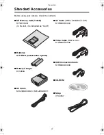 Предварительный просмотр 6 страницы Panasonic Lumix DMC-LC50GN Operating Instructions Manual