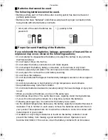 Предварительный просмотр 12 страницы Panasonic Lumix DMC-LC50GN Operating Instructions Manual