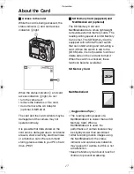 Предварительный просмотр 17 страницы Panasonic Lumix DMC-LC50GN Operating Instructions Manual