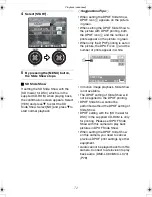 Предварительный просмотр 72 страницы Panasonic Lumix DMC-LC50GN Operating Instructions Manual