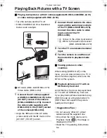 Предварительный просмотр 79 страницы Panasonic Lumix DMC-LC50GN Operating Instructions Manual