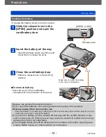 Preview for 14 page of Panasonic LUMIX DMC-LF1 Owner'S Manual