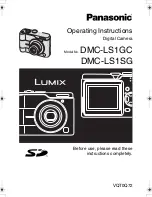 Panasonic LUMIX DMC-LS1GC Operating Instructions Manual предпросмотр