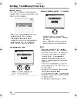 Preview for 22 page of Panasonic Lumix DMC-LS1GN Operating Instructions Manual