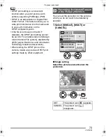 Preview for 73 page of Panasonic Lumix DMC-LS1GN Operating Instructions Manual